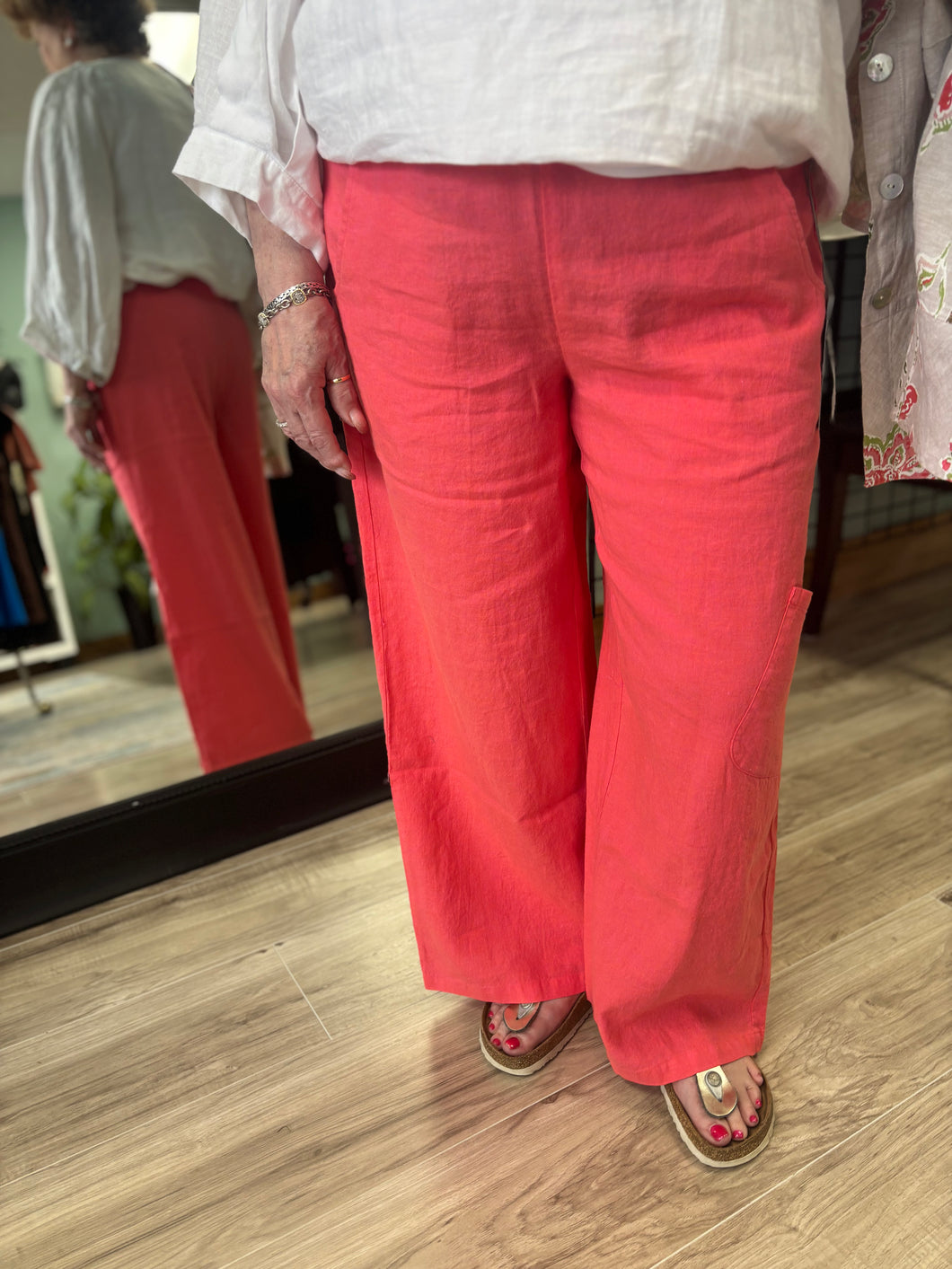 Faith Linen Flood Pant