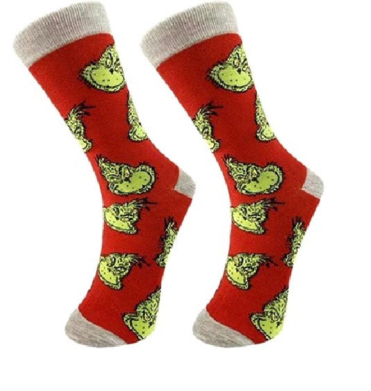 Grinch Socks
