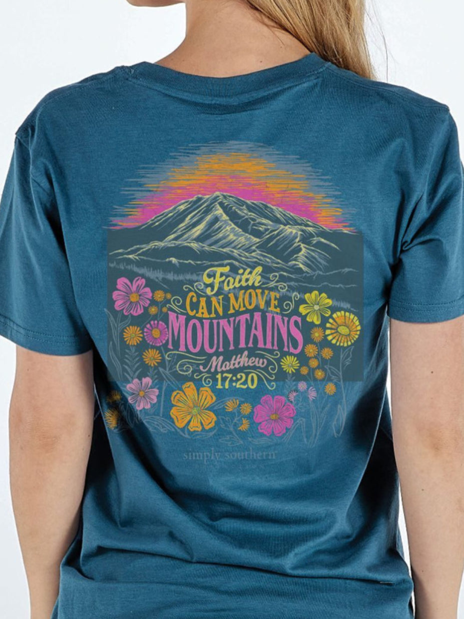 Faith Can Move Mountains Tee**FINAL SALE**