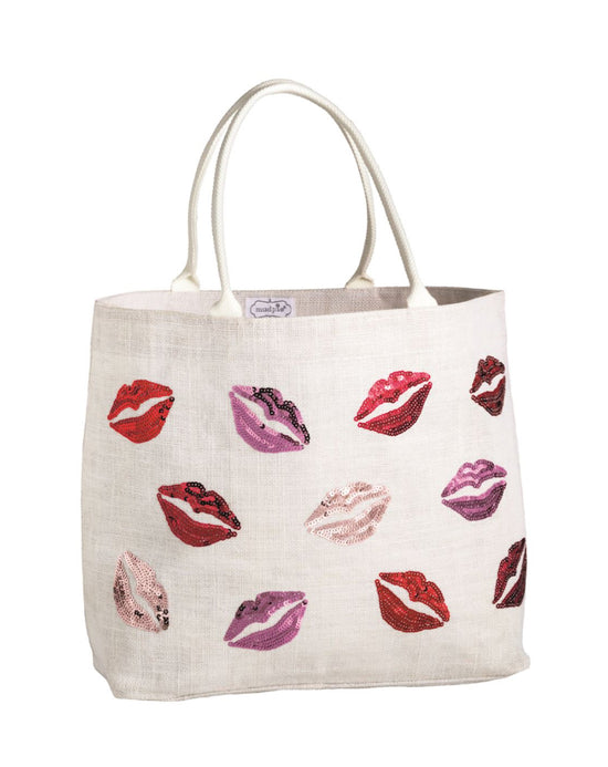 Holiday Jute Tote