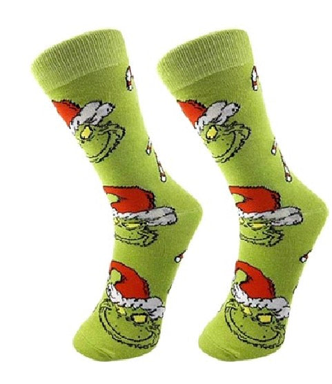 Grinch Socks