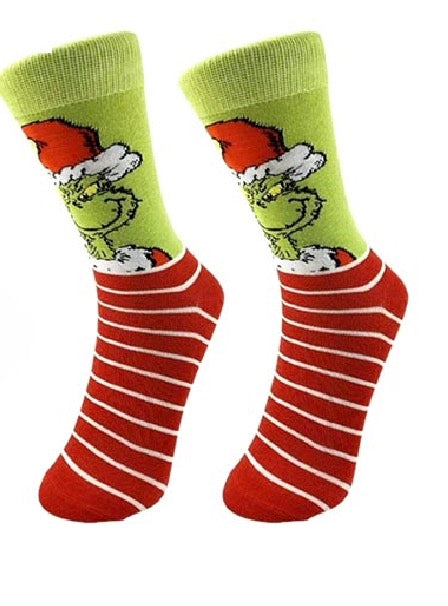 Grinch Socks