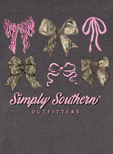 Load image into Gallery viewer, Camo and Bows Tee
