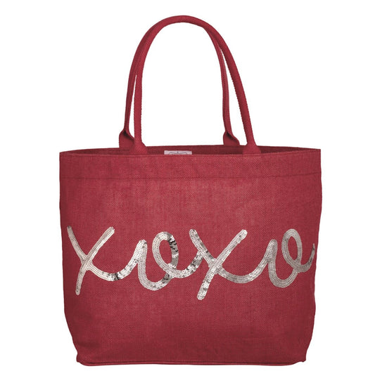 Holiday Jute Tote