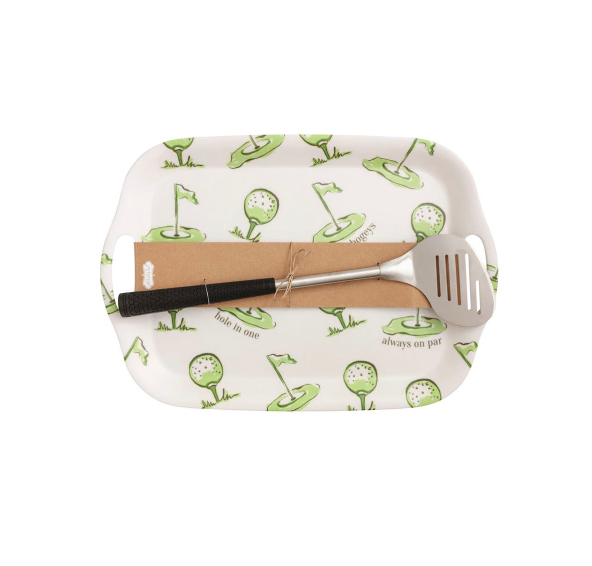 Golf Melamine Tray Set