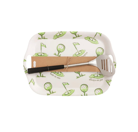 Golf Melamine Tray Set