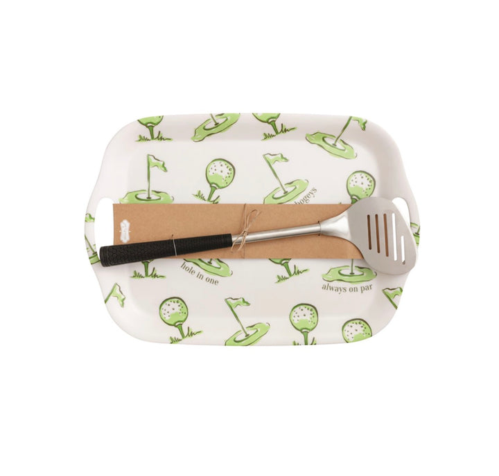 Golf Melamine Tray Set