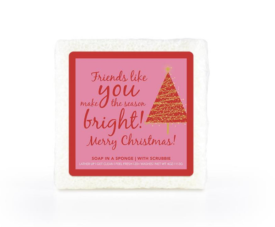 Holiday Bath Sponges