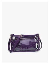 Load image into Gallery viewer, Jessica Clear Crossbody w/ Chain
