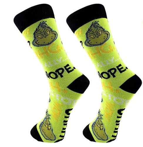 Grinch Socks