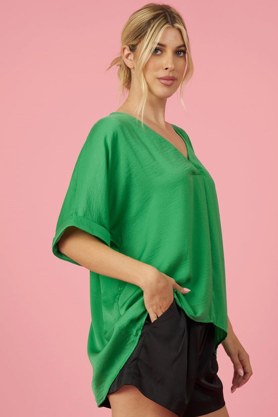 V-Neck High-Low Top *FINAL SALE*