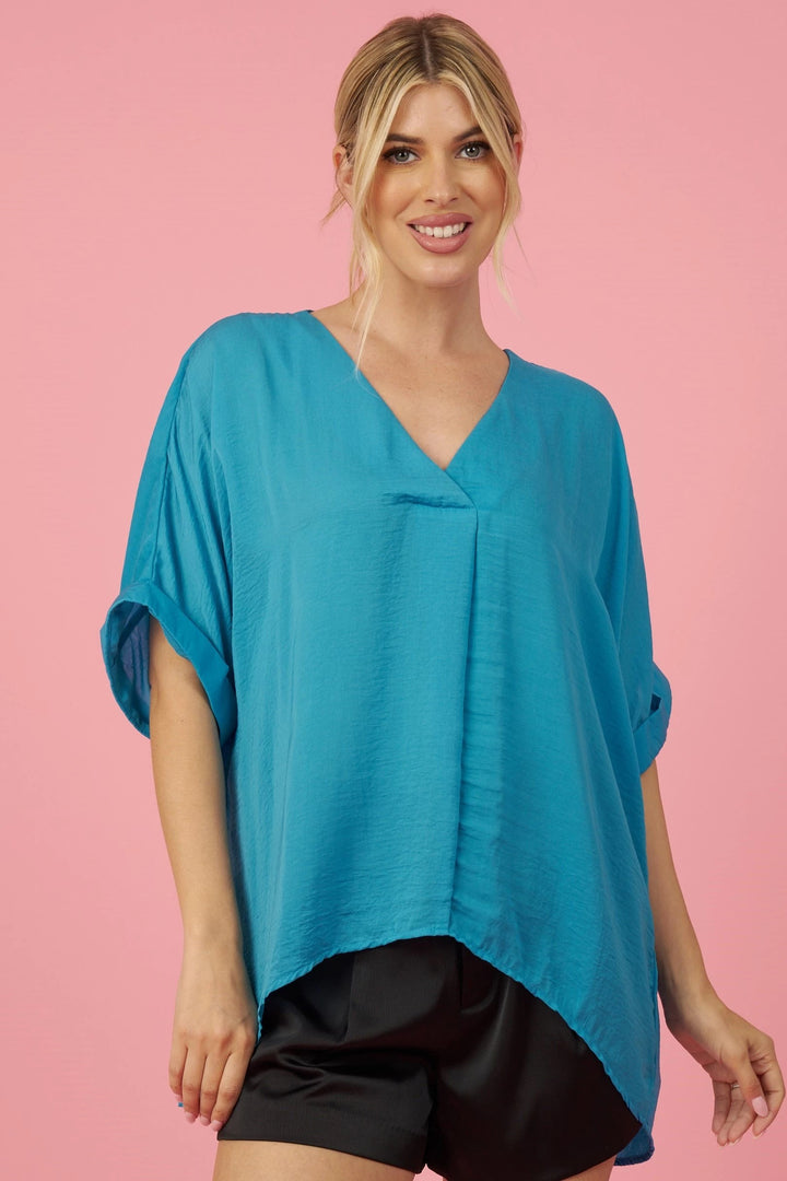 V-Neck High-Low Top *FINAL SALE*