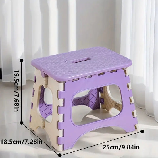 Beige Foldable Step Stool
