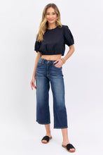 Load image into Gallery viewer, Judy Blue Mid Rise Tummy Control Crop Wide
