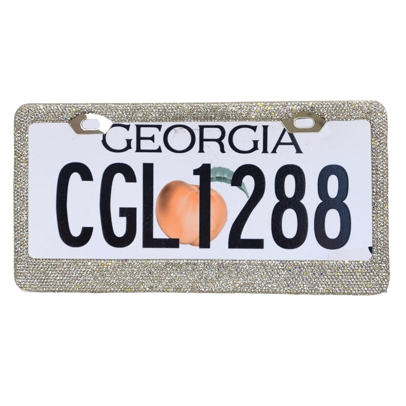 Bling License Plate
