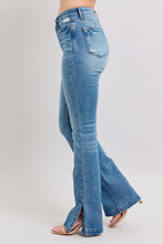 Load image into Gallery viewer, Judy Blue HW Tummy Control Vintage Wash Side Slit Slim Boot
