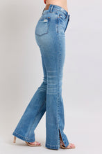 Load image into Gallery viewer, Judy Blue HW Tummy Control Vintage Wash Side Slit Slim Boot
