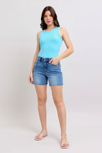 Load image into Gallery viewer, Judy Blue MD 2 Button Mid Length Dad Shorts
