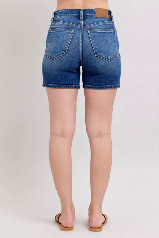Judy Blue 2 Button Mid Length Dad Shorts *FINAL SALE*