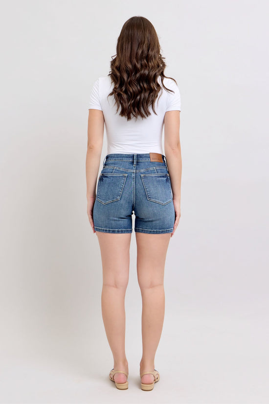 Judy Blue MR Tummy Control Mid Length Shorts *FINAL SALE*