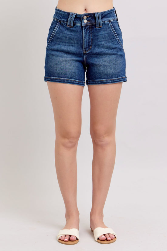 Judy Blue HW Double Button Waistband Shorts * FINAL SALE*