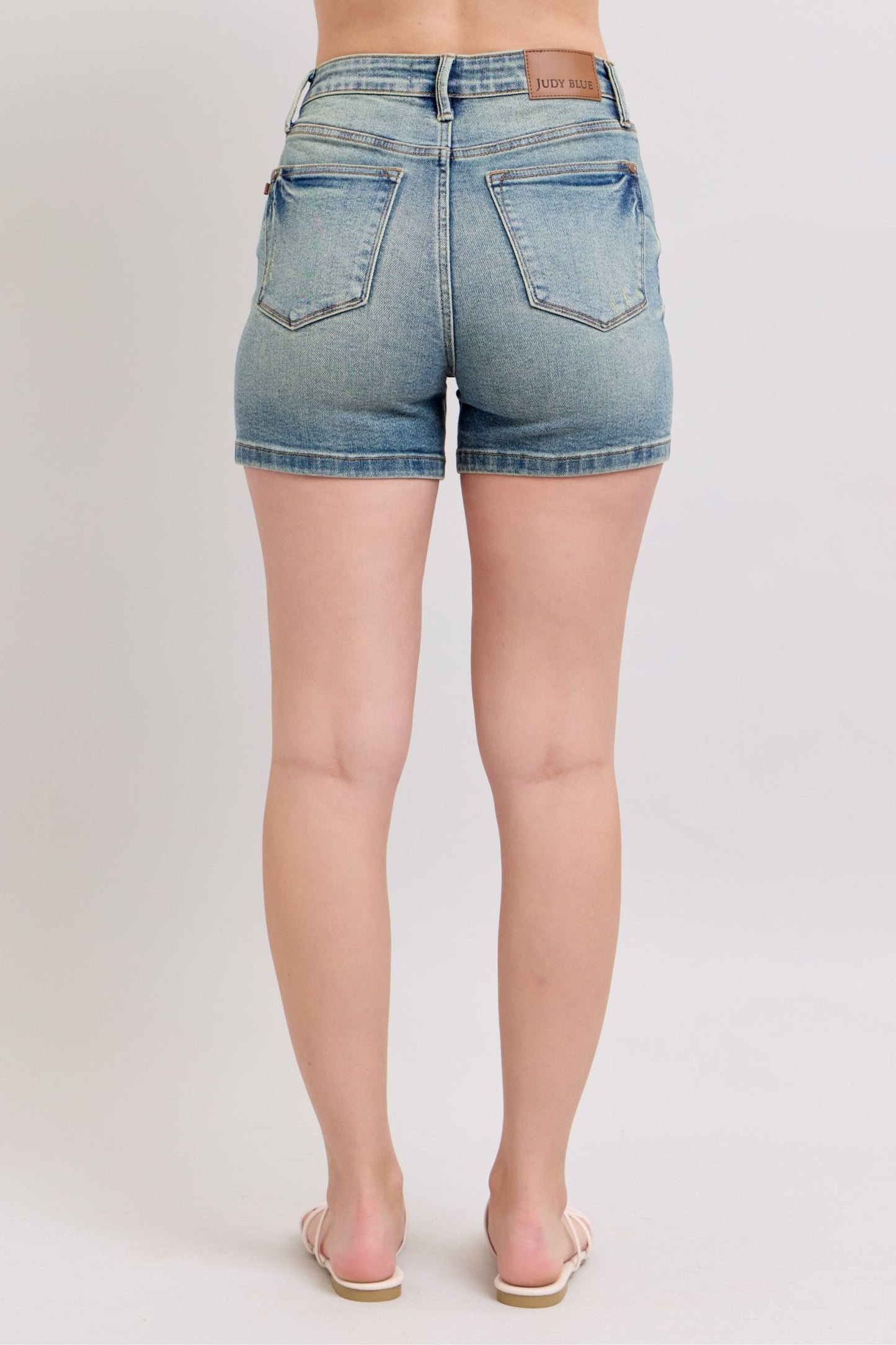 Judy Blue V-Front Vintage Wash Shorts *FINAL SALE*