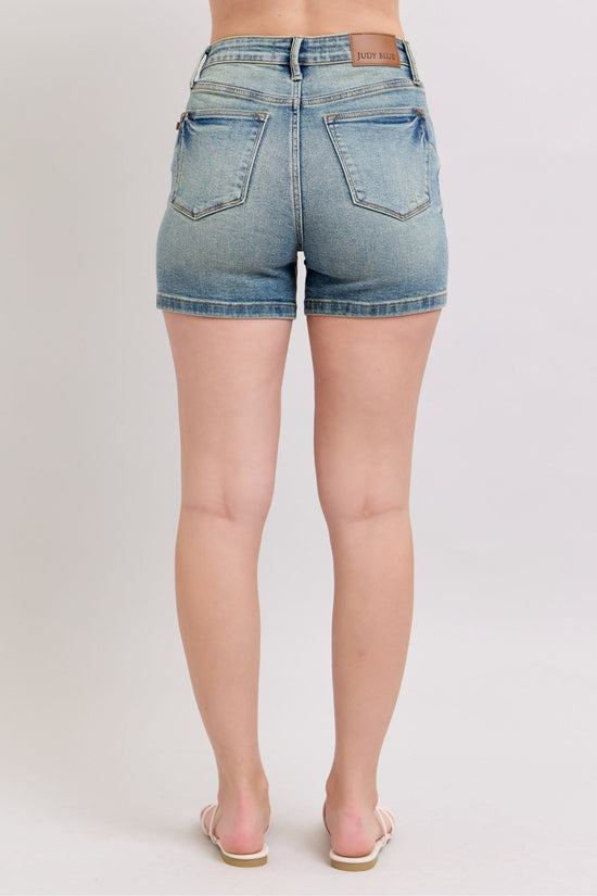 Judy Blue V-Front Vintage Wash Shorts *FINAL SALE*