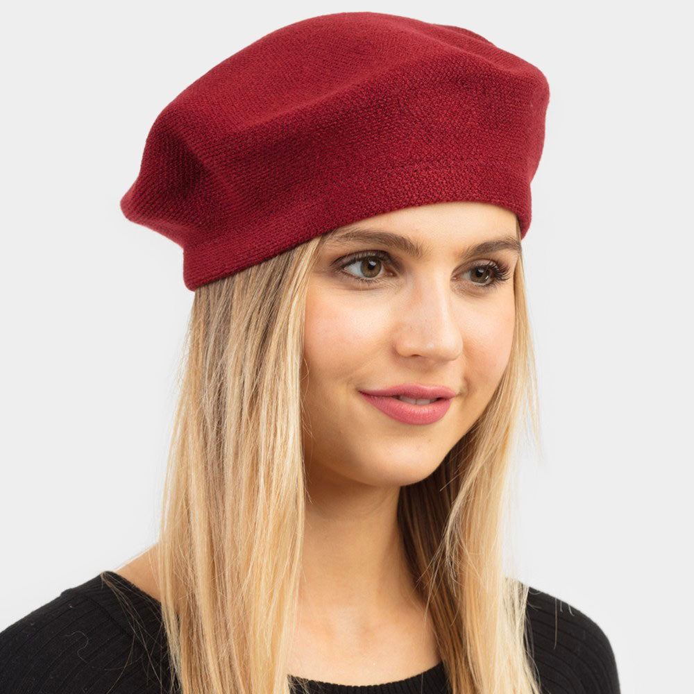 Stretchy Beret Hat