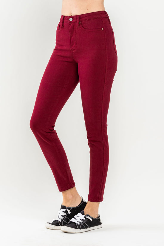Judy Blue High Waist Tummy Control Garment Dyed Skinny