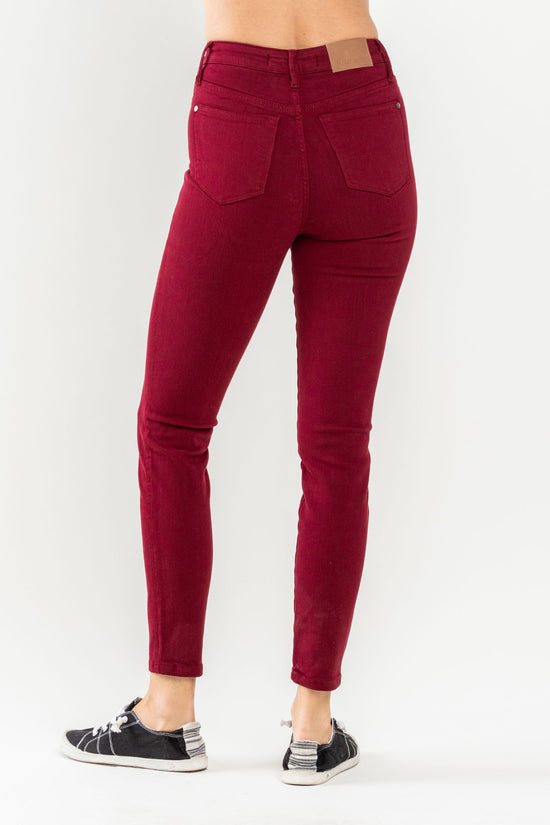 Judy Blue High Waist Tummy Control Garment Dyed Skinny