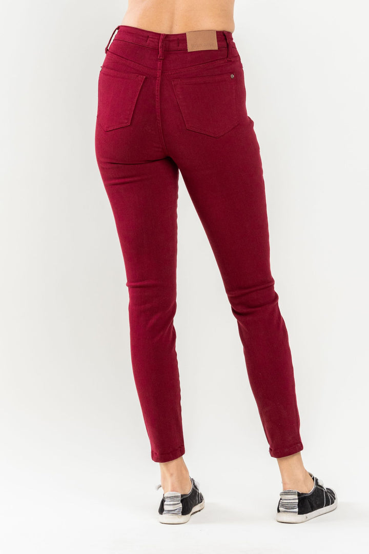 Judy Blue High Waist Tummy Control Garment Dyed Skinny