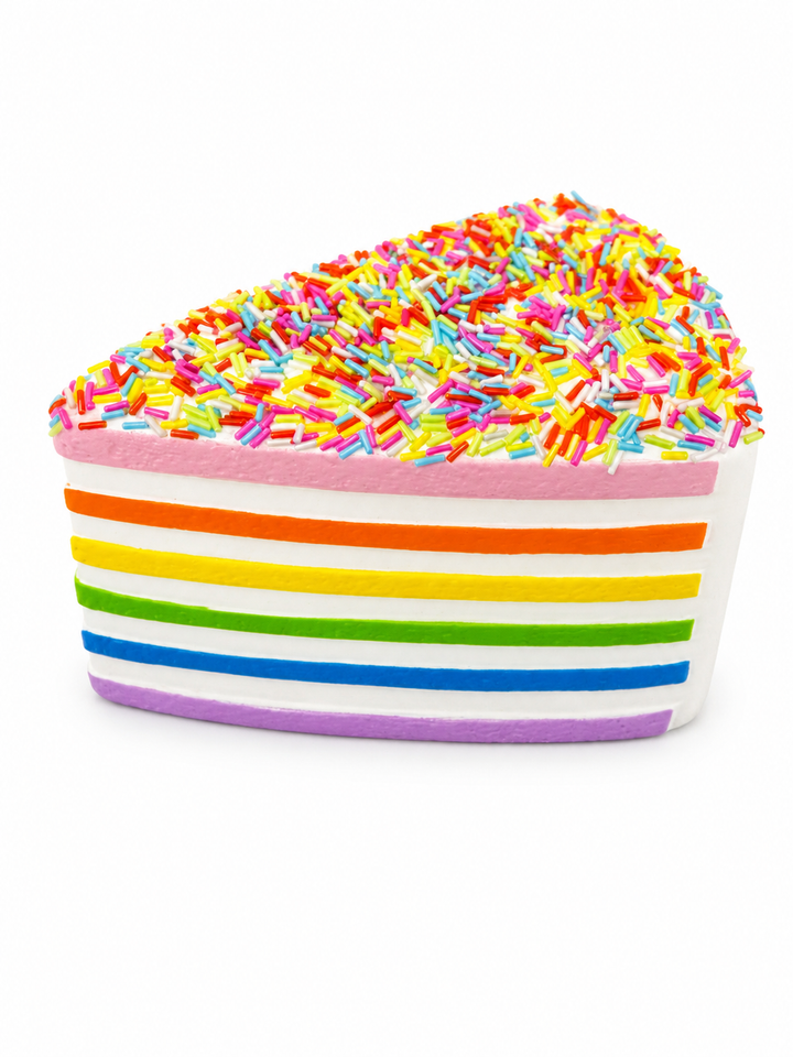 Rainbow Cake Slice Squishy