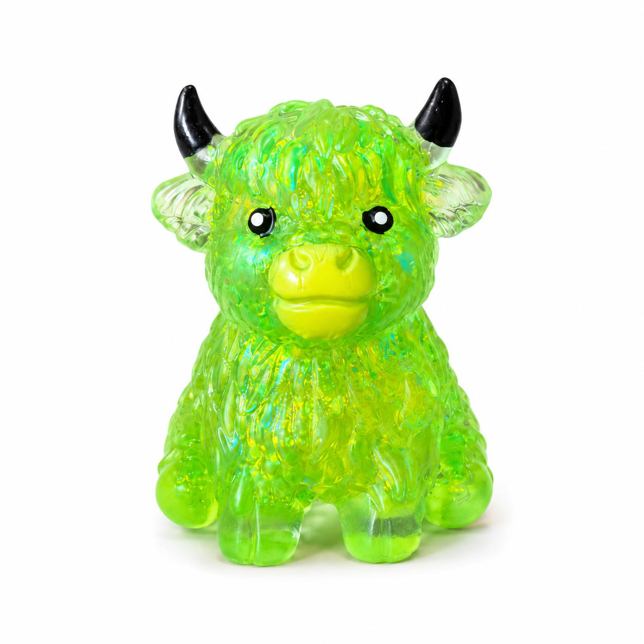Green Hyland Cow Squishy