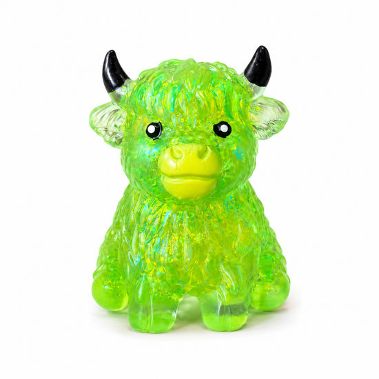 Green Hyland Cow Squishy