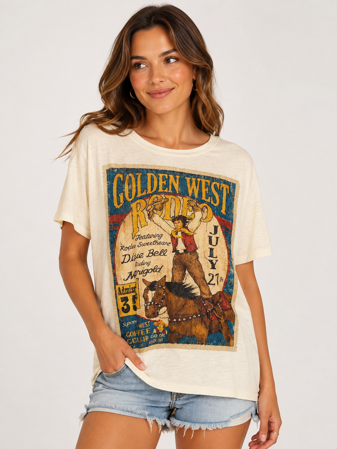 Golden West Rodeo Tee