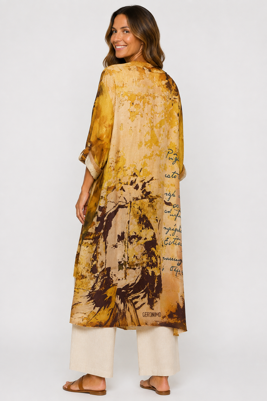 Mustard Indian Duster