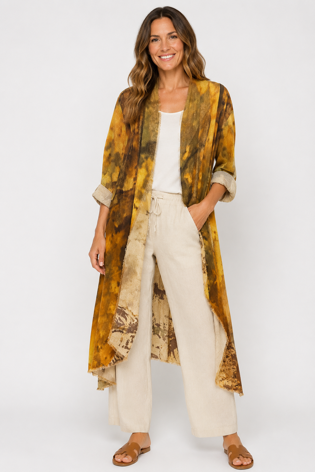 Mustard Indian Duster