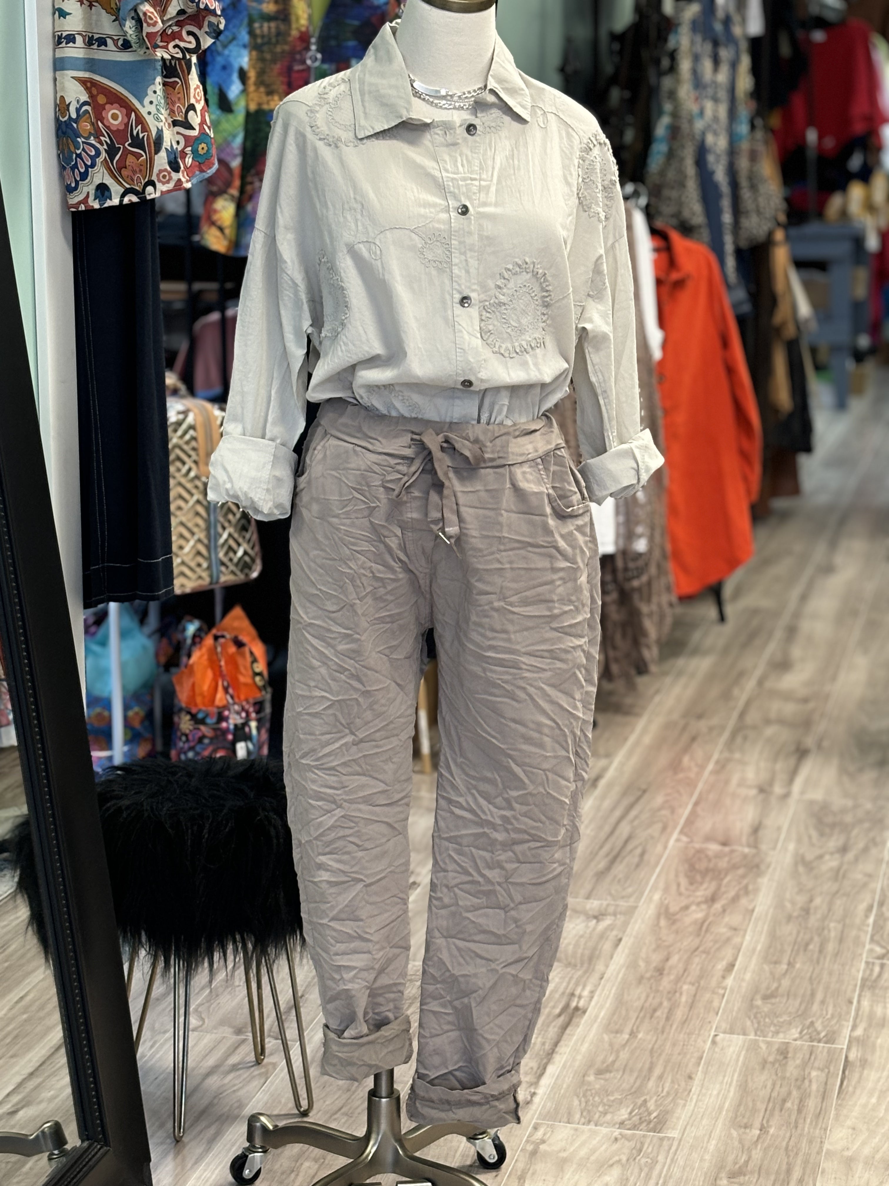 Crinkle Pant Plus