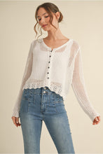 Load image into Gallery viewer, Happy Ending Crochet Shrug
