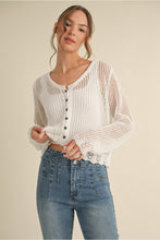 Load image into Gallery viewer, Happy Ending Crochet Shrug
