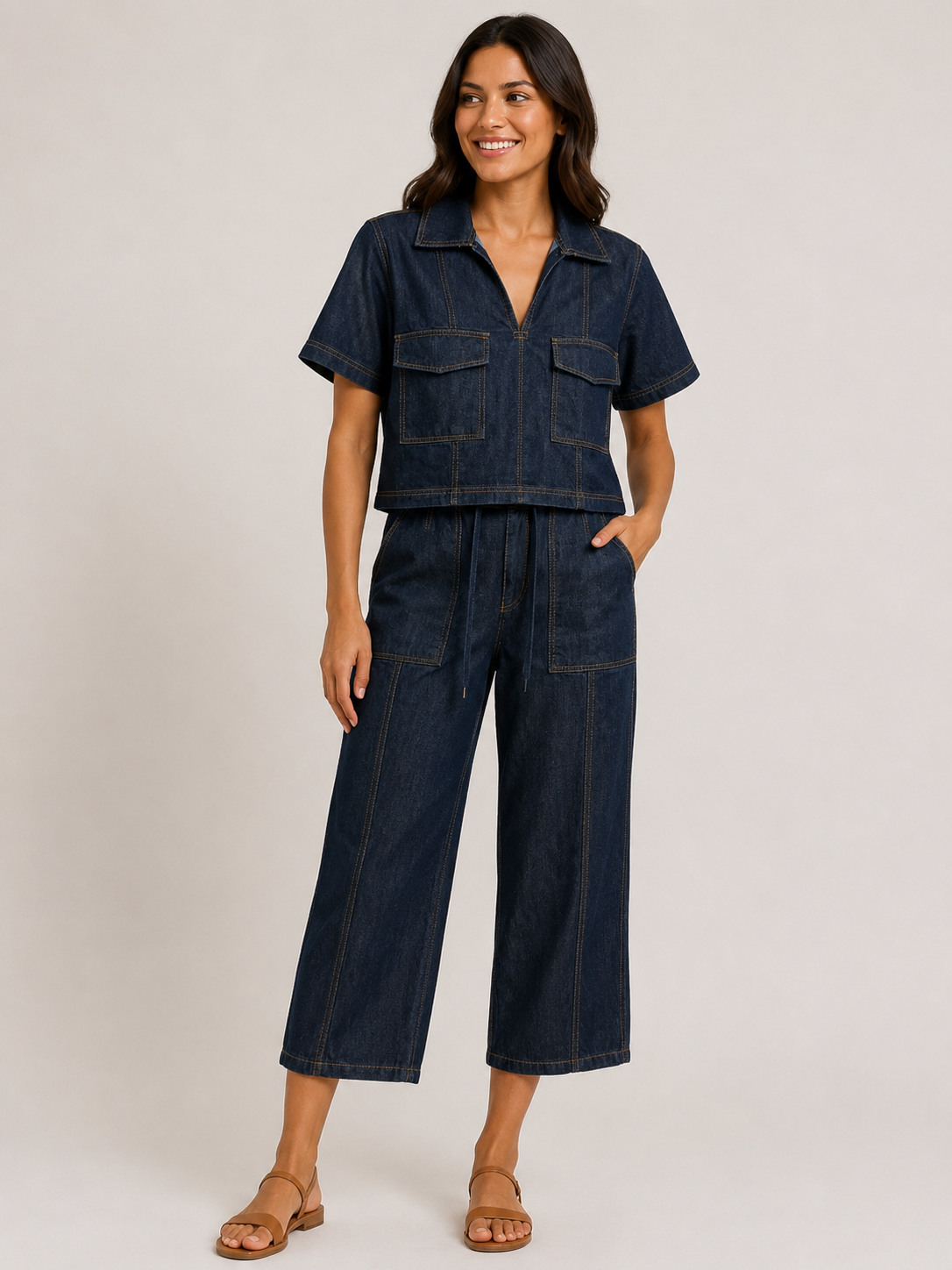 Denim Utility Set