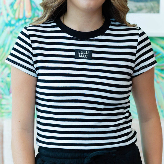 Lulu Mac Striped Baby Doll Tee