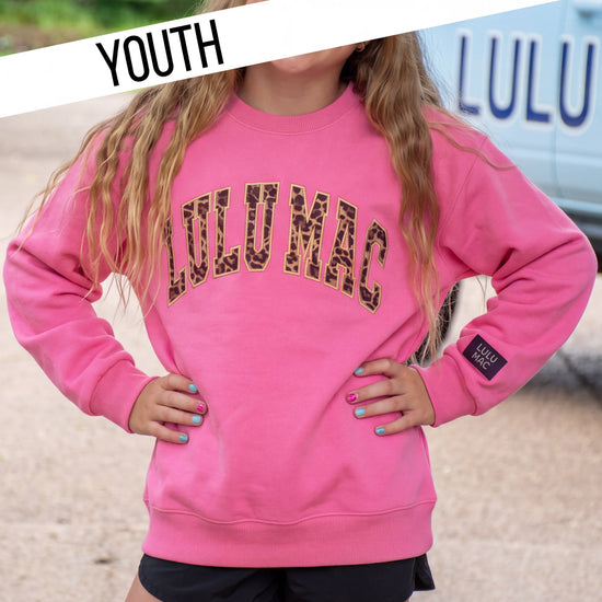 Kids Lulu Mac Long Sleeve Crew Neck