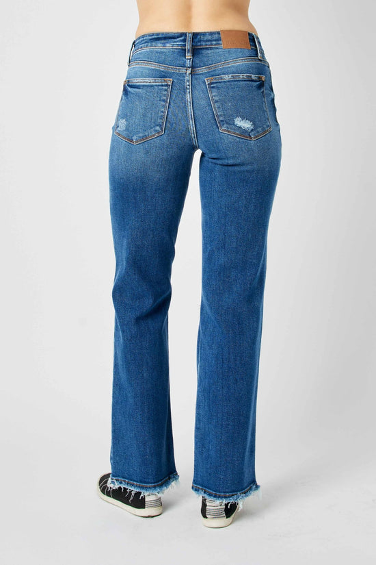 Judy Blue Mid Ride Dad Jean