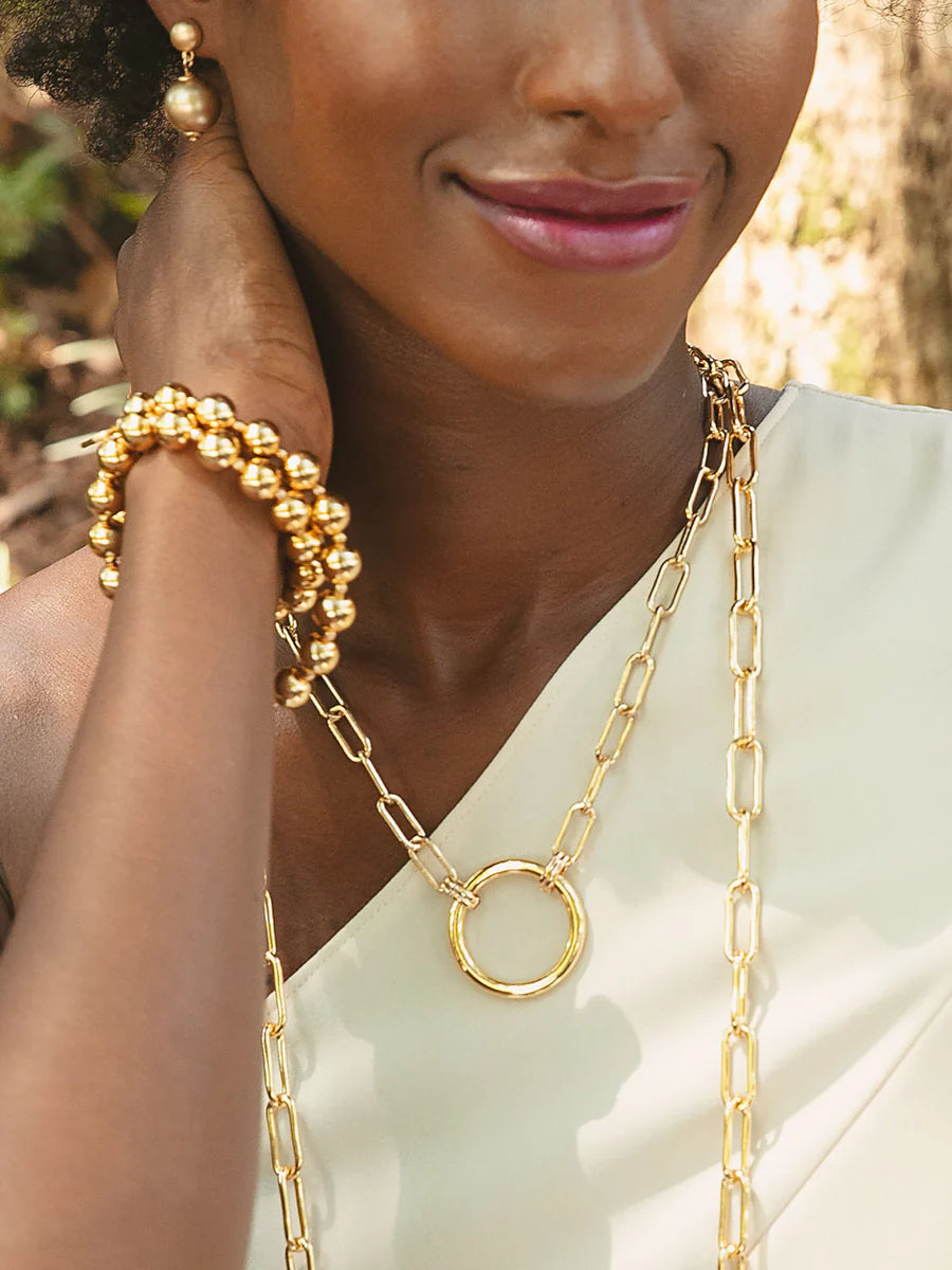 Metal Mink Collar Necklace