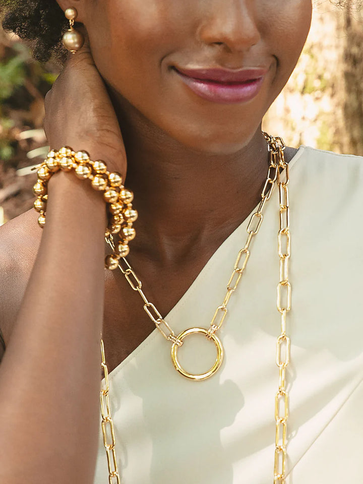 Metal Mink Collar Necklace