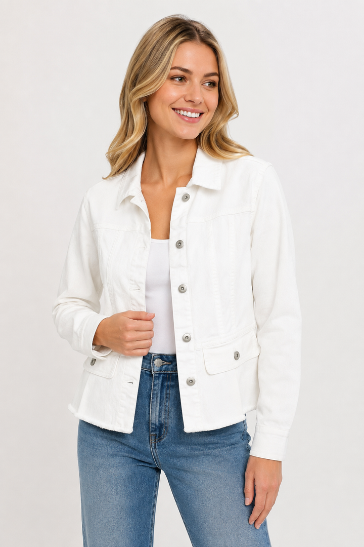 Peplum Denim Jacket *FINAL SALE*