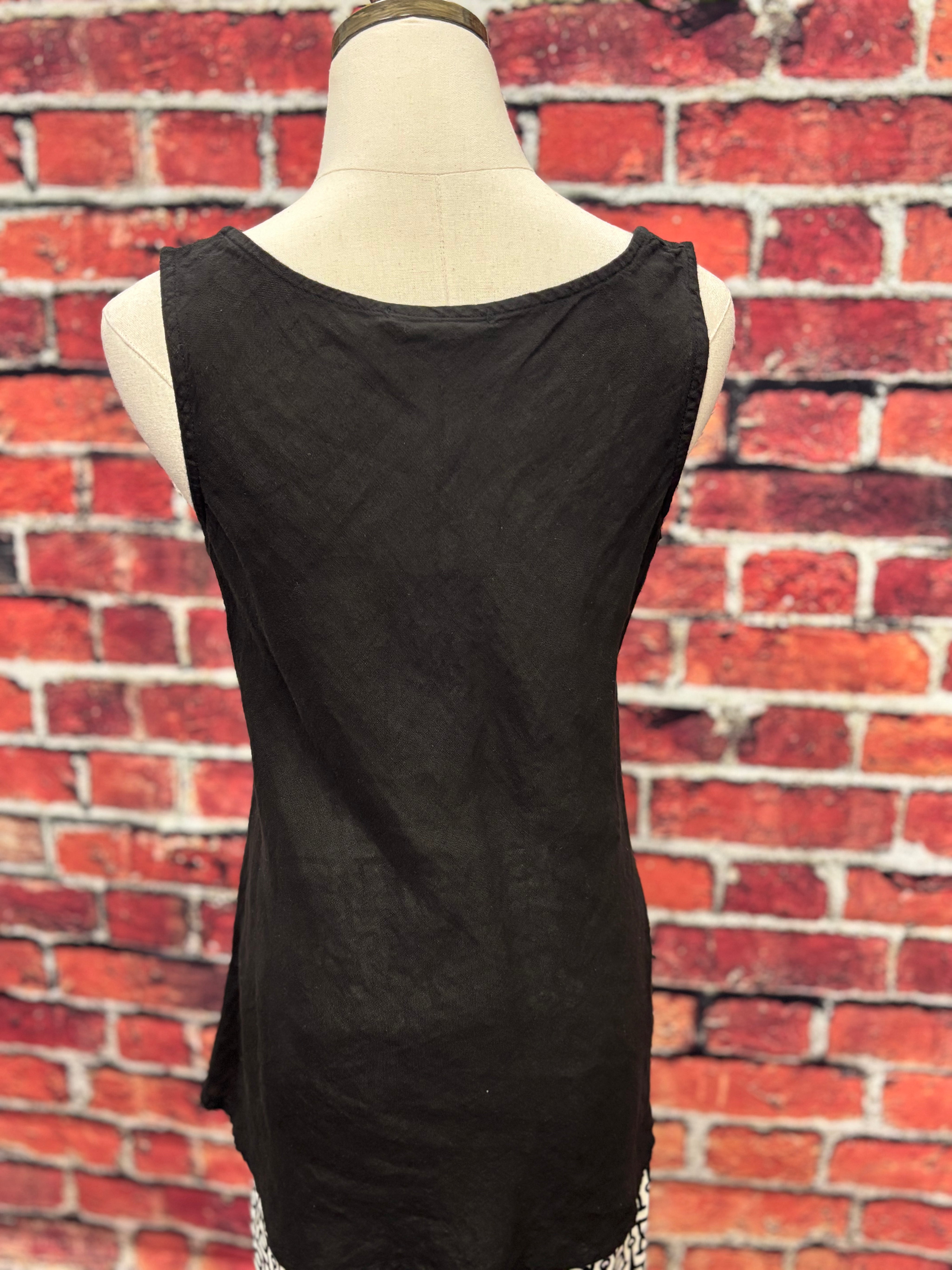Essential Linen Blend Swing Tank