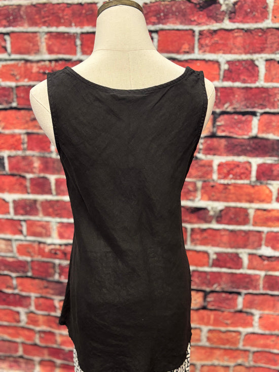 Essential Linen Blend Swing Tank