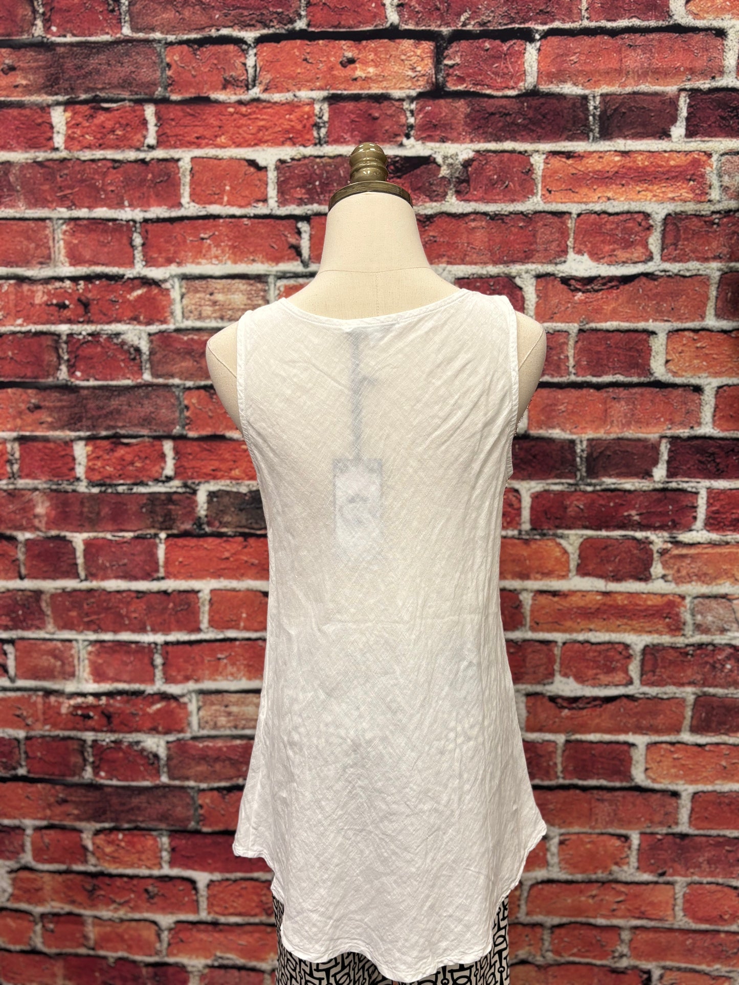 Essential Linen Blend Swing Tank